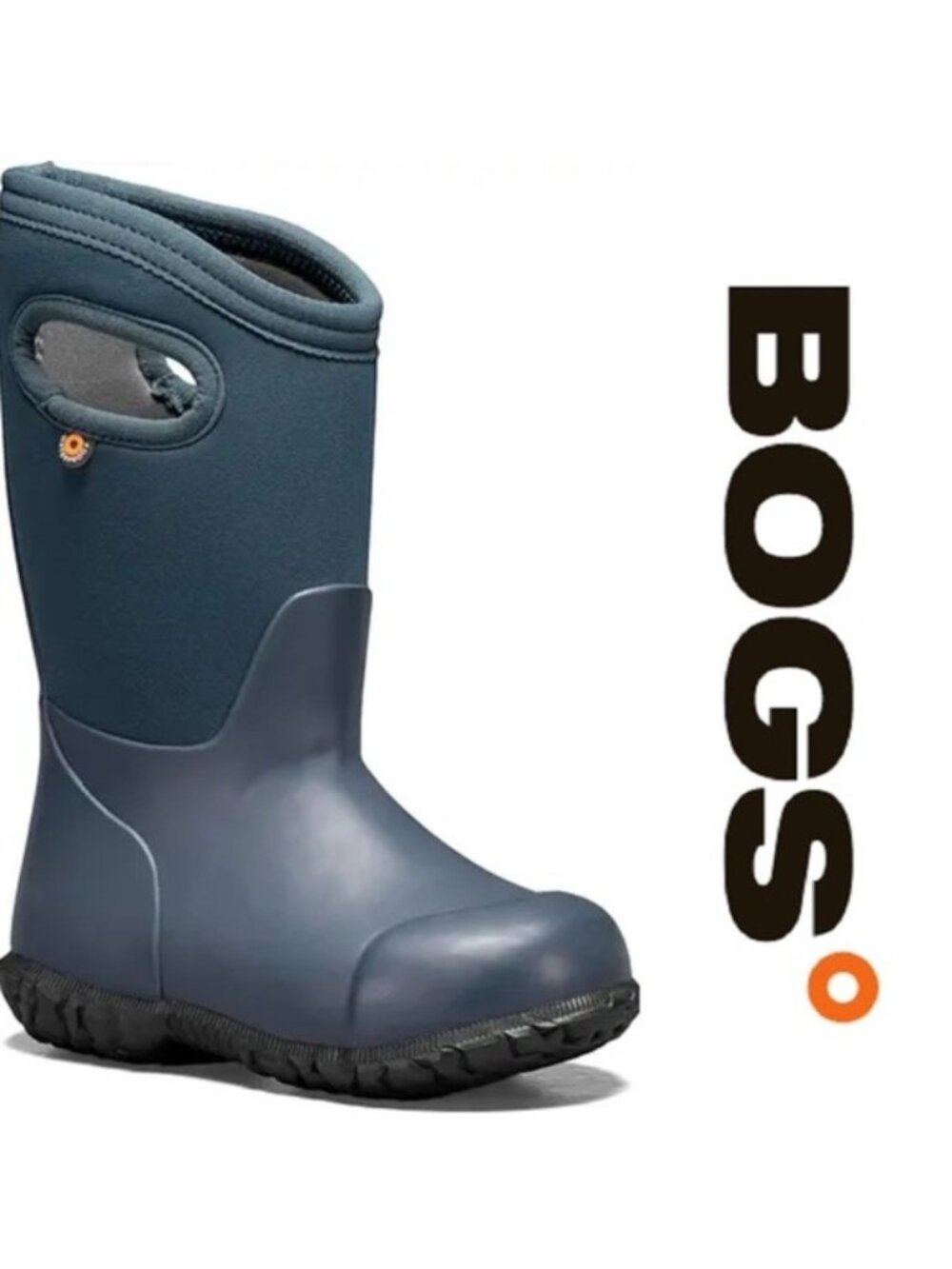 Bogs | K York Solid Navy Rain Boots | Size 4